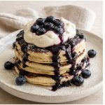 Blueberry Mascarpone Pancakes