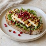 Halloumi Pomegranate Sourdough